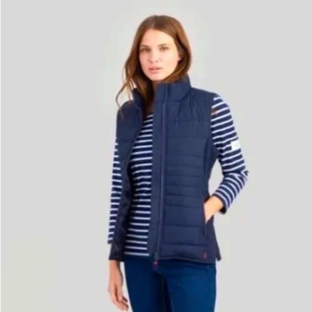 Joules Navy Puffer Vest